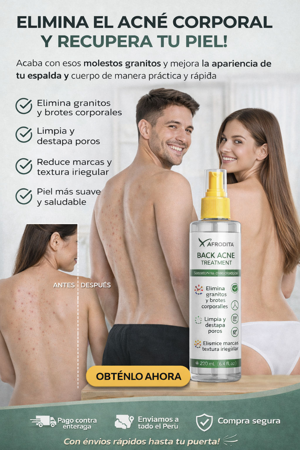ELIMINA EL ACNE CORPORAL Y RECUPERA TU PIEL
