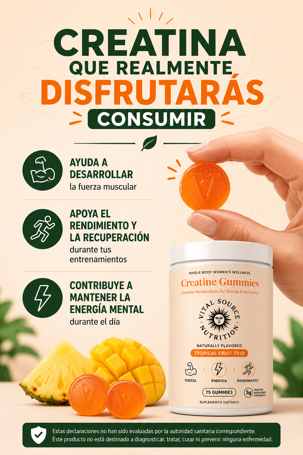 Creatine Gummies™ | El impulso que tu rutina de glúteos estaba esperando