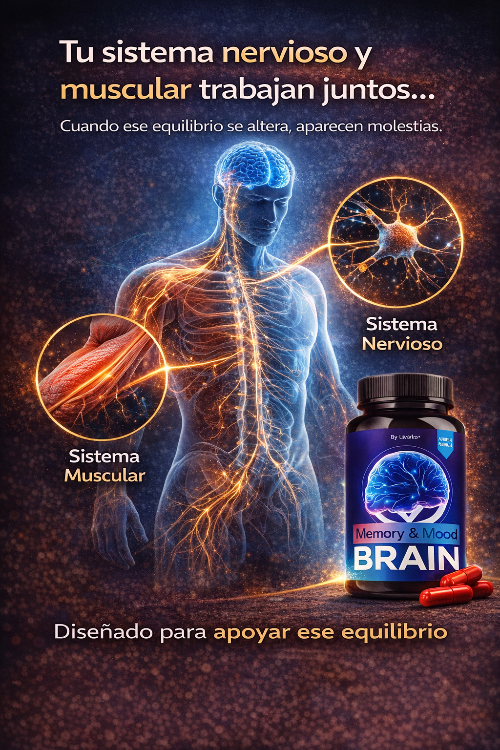 Memory Mood Brain – Diseñada para apoyar la función nerviosa