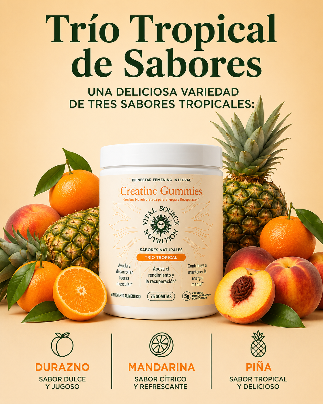 Creatine Gummies™ | El impulso que tu rutina de glúteos estaba esperando