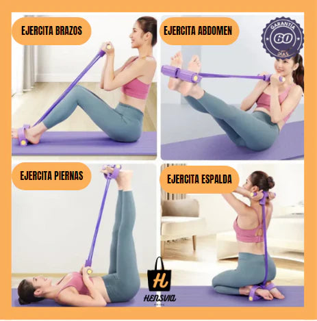 POWER GYM™ BANDA DE EJERCICIOS CON PEDAL - MEJORA TU CUERPO DESDE CASA