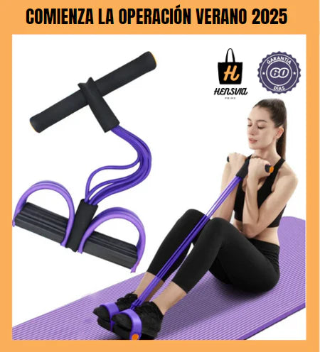 POWER GYM™ BANDA DE EJERCICIOS CON PEDAL - MEJORA TU CUERPO DESDE CASA