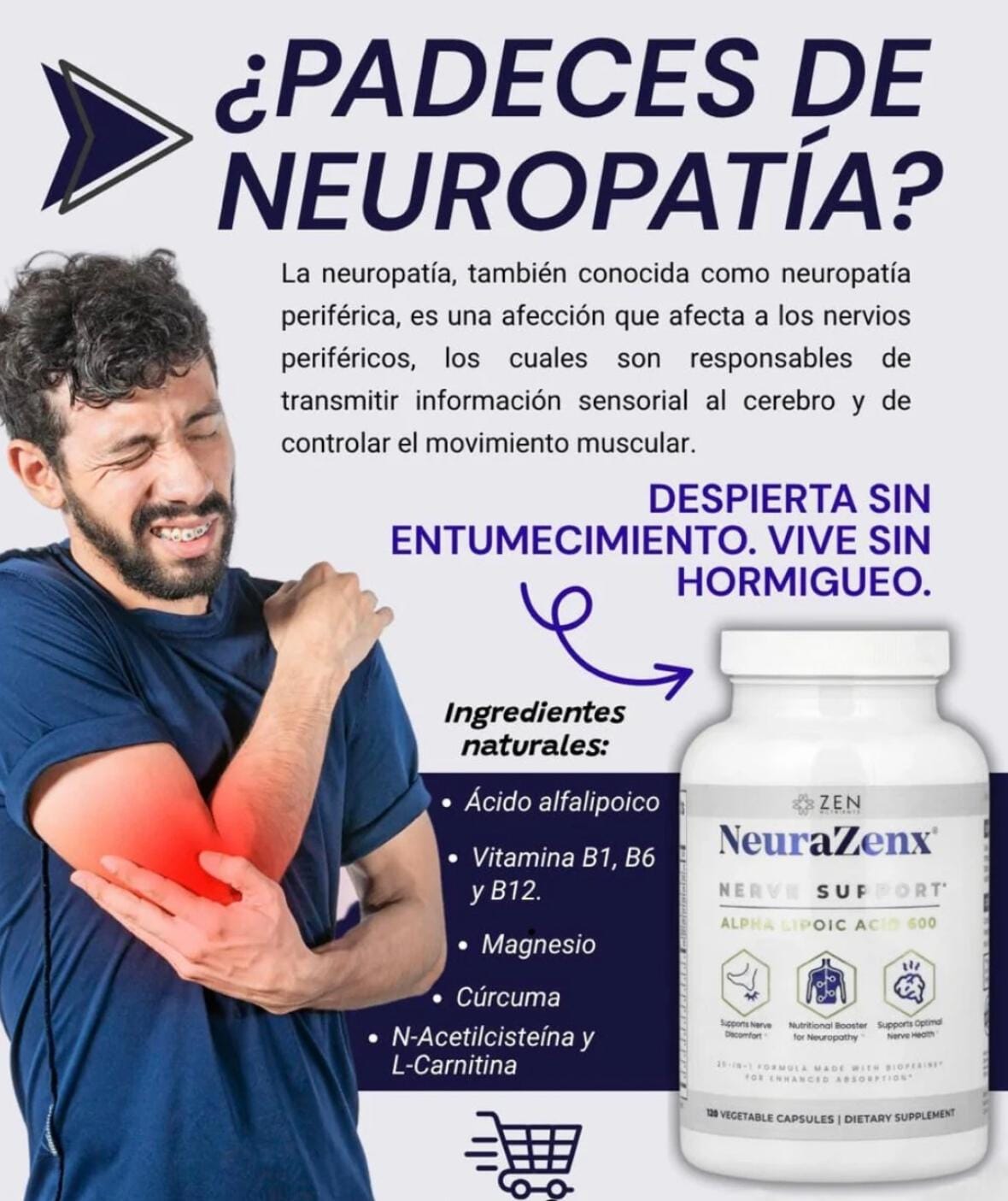 NEURAZENX ⭐⭐⭐⭐⭐Apoya a la salud de los nervios