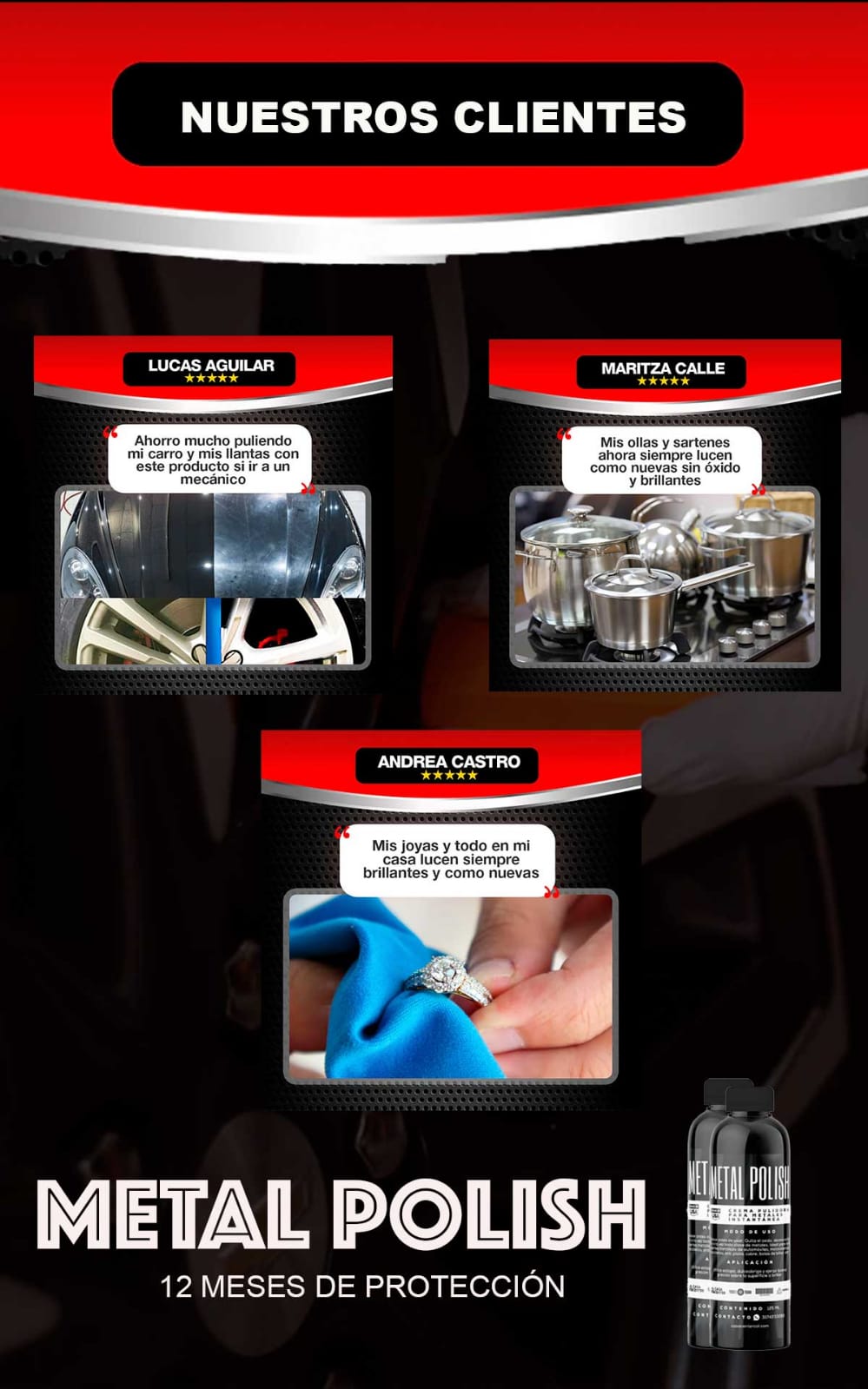 METAL POLISH (EL MEJOR QUITADOR DE ÓXIDO DEL MERCADO )