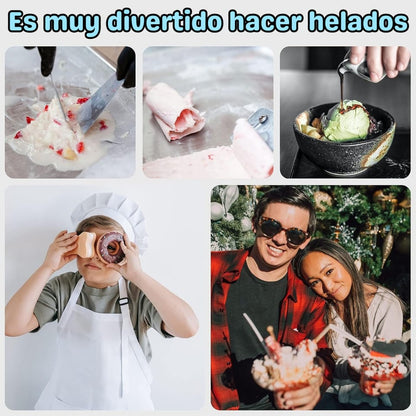 🍦BANDEJA ICE ROLL (PREPARA HELADO FRITO EN MINUTOS)❄️