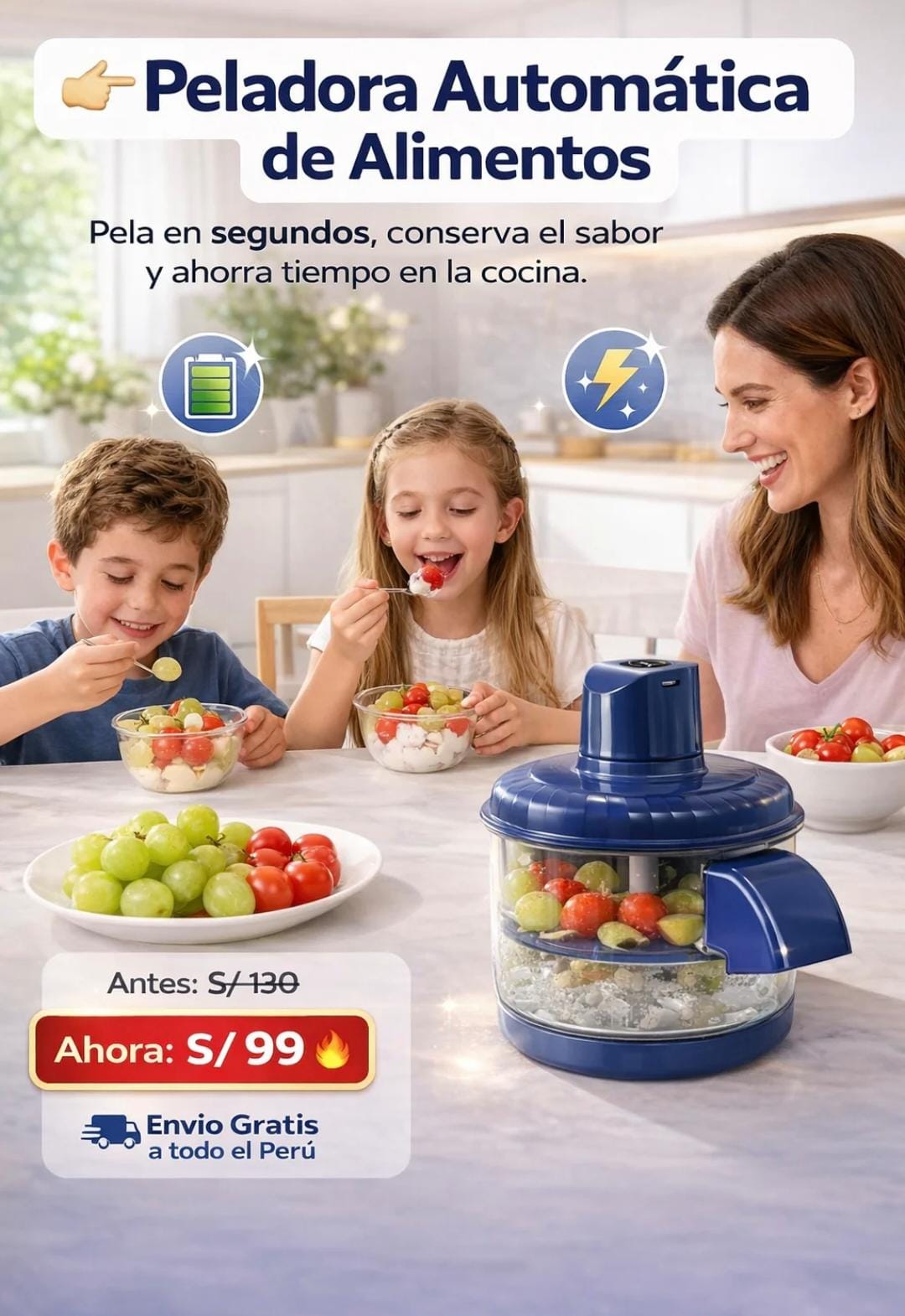 👉🏻Peladora Automatica de Alimentos