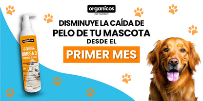 Omega 3 Control Caída — Mejora la Piel, Pelaje y Bienestar en Perros y Gatos