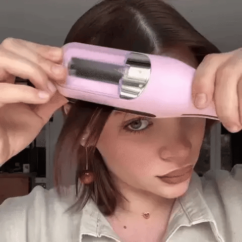 Cortador de Puntas Abiertas + accesorios, Para Cabello Seco, Dañado y Quebradizo