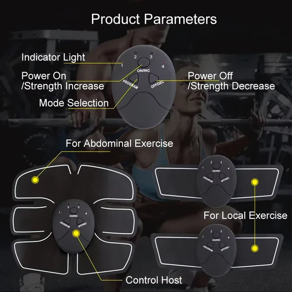 ⚡ Electroestimulador Muscular EMS – Tonifica, Relaja y Define 💪✨