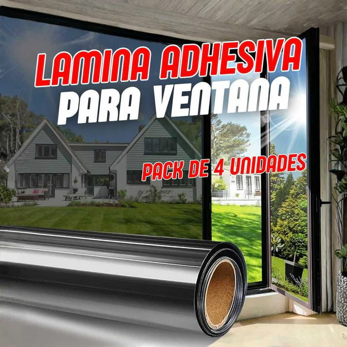 LAMINA ADHESIVA POLARIZADA PARA VENTANA -4UNID