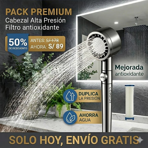 Ducha de Alta Presión Antioxidante ™